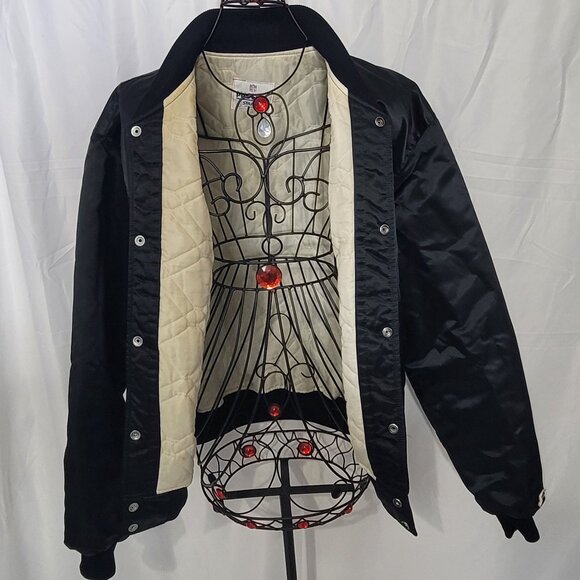 Vintage Proline by Starter Raiders Satin Bomber Jacket Made in the U.S.A Size XL - Picture 3 of 16